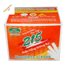 Phấn viết bảng không bụi (Trắng) (Hộp/100 Cây)