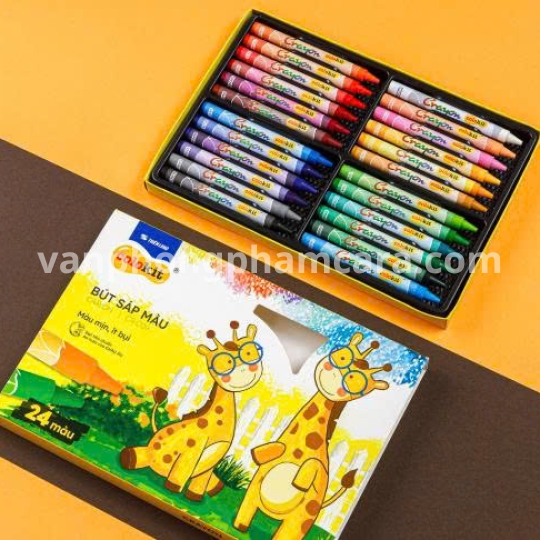 Màu sáp 24 màu