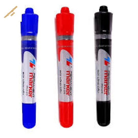 Bút lông dầu TL PM09 đỏ - xanh - đen