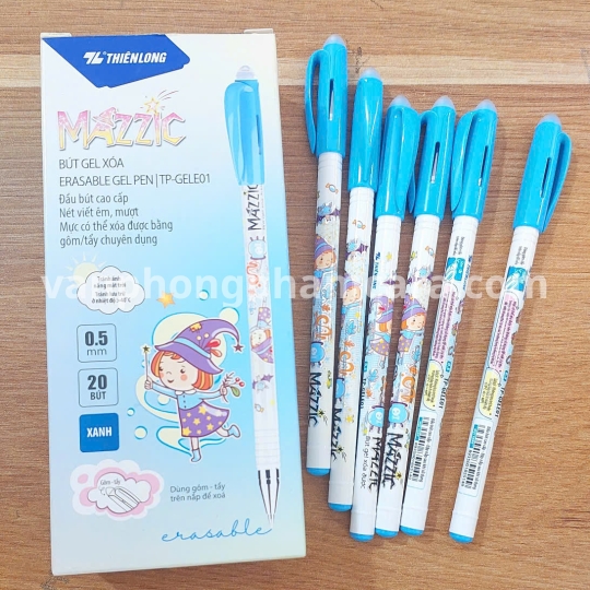 Bút gel xoá được mực xanh