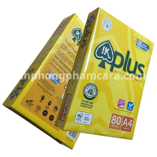 Giấy IK Plus A4 - 80 gsm